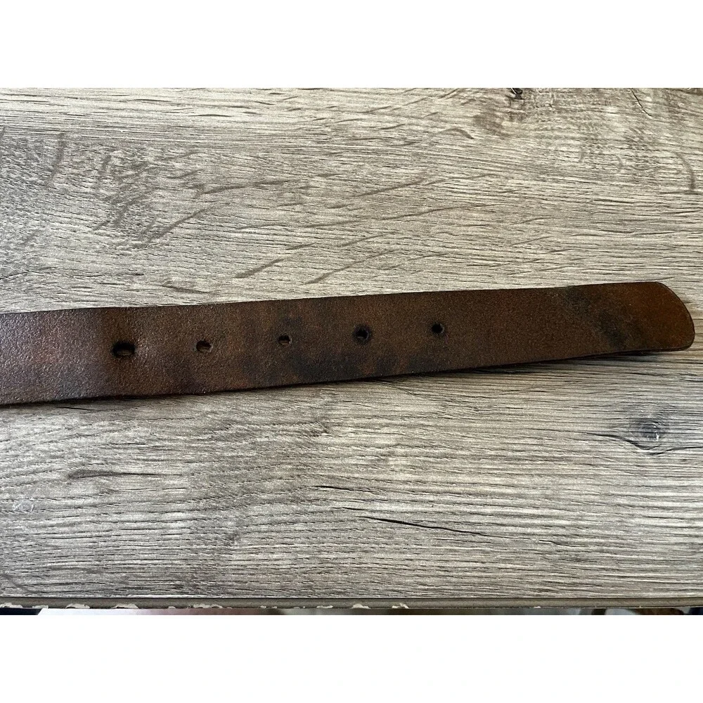 GAP Brown Leather Belt Girls Medium 22-26